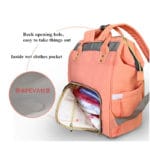 LAND Large Capacity Diaper Bag Mommy Nappy Bag Fashion Double-shoulder Backpack Mother & Kids Stroller Pram Bags Waterproof - Image 2