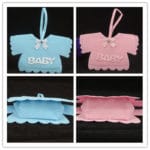 LANSSEN 12PCS 65mmx105mm Fillable Jacket Pouch bags Baby Shower Favors Blue Boy Pink Girl New Born Decor Christening favors - Image 3
