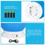 LED Rotating Star Projector Novelty Lighting Moon Sky Rotation Kids Baby Nursery Night Light Battery Operated Emergency Lamp - Image 5