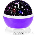 LED Rotating Star Projector Novelty Lighting Moon Sky Rotation Kids Baby Nursery Night Light Battery Operated Emergency Lamp - Image 6