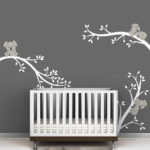 Large size Koala Tree Branches DIY Wall Decals Wall Sticker Nursery Vinyls Baby Wall Stickers Wall Art For Kids Rooms Mural J504 - Image 3