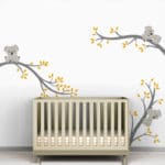 Large size Koala Tree Branches DIY Wall Decals Wall Sticker Nursery Vinyls Baby Wall Stickers Wall Art For Kids Rooms Mural J504 - Image 5