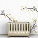 Large size Koala Tree Branches DIY Wall Decals Wall Sticker Nursery Vinyls Baby Wall Stickers Wall Art For Kids Rooms Mural J504 - Image 5