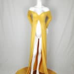 Le Couple Mama Gown Maternity Jersy Photography Fancy Props Dresses Stretchy Large Size Boat Neck Maternity Dress Photo Shooting - Image 2