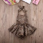 Leopard Bodysuit Baby Clothing Cool Baby Girls Original Bloomer Suit Set Body Bebe jumpsuit Summer Style - Image 2