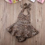 Leopard Bodysuit Baby Clothing Cool Baby Girls Original Bloomer Suit Set Body Bebe jumpsuit Summer Style - Image 6