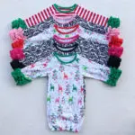 Long Sleeve Ruffled Infant Gown Personalized Ruffled Nightgowns Newborn girl take home outfit,baby pajama Sleeping Sack 0-24M - Image 6