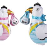 Lovely Baby Shower Balloons Crane Baby Boy Baby Girl 100 Days Birthday Party Decorations Helium Foil Balloons Kids Toys Large - Image 2