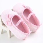 Lovely Toddler Newborn Kids Girls Soft Sole Crib Baby Prewalker Princess Shoes - Image 2