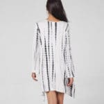 Lrregular edge Sexy Maternity Dresses Fashion V-Neck Pregnancy Clothes for Pregnant Women white Knee-Length Woman Dresses 2017 - Image 3