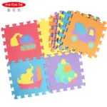 MEIBEILE 10PCS Baby Foam Floor Puzzle Play Mats Toys for Children Toddlers Educational Toys Learning Vehicles - Image 3