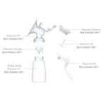 Manual Breast Pump Powerful Baby Nipple Suction 150ml  Feeding Milk Bottles Breasts Pumps Bottle Sucking T0099 - Image 3