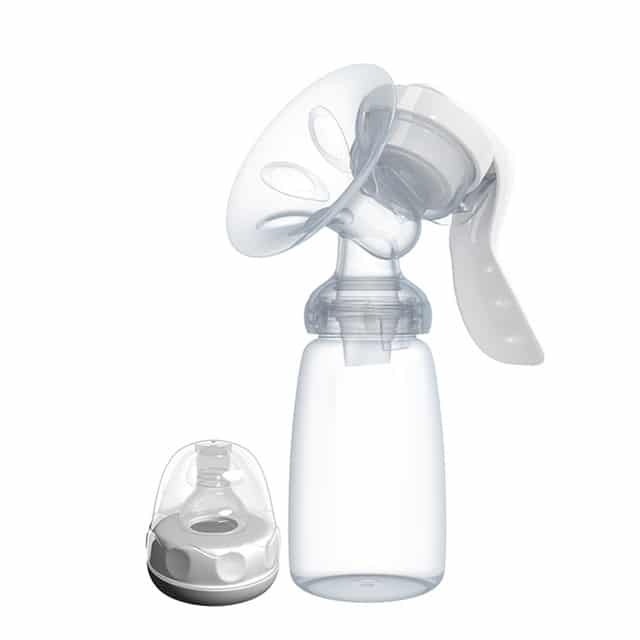 breast pump and bottles