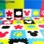 Marjinaa EVA Children's soft developing crawling rugs,baby play puzzle number/letter/cartoon foam mat,pad floor for baby games