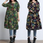 Maternity Clothes For Pregnant Dress Spring Autumn Fashion Long Sleeve Linen Printed  Maternity Dress For Pregnancy Clothing W11