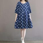 Maternity Dresses Loose Open Neck Half Sleeve Print Chiffon Dress Clothes For Pregnant Women 2016 Pregnancy Maternidad Vestidos