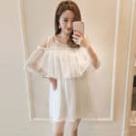 Maternity Dresses Summer Chiffon Tulle Nursing Dress Elegant Party Dresses for Pregnant Women Breast Feeding Pregnancy Clothes - Image 2