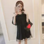 Maternity Dresses Summer Chiffon Tulle Nursing Dress Elegant Party Dresses for Pregnant Women Breast Feeding Pregnancy Clothes - Image 3
