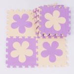 Meitoku Flower baby EVA foam play Puzzle mat / 10pcs/lot Interlocking floor mat,Each 30cmX30cmX1CM=12"X12" X3/8" - Image 2