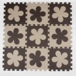 Meitoku Flower baby EVA foam play Puzzle mat / 10pcs/lot Interlocking floor mat,Each 30cmX30cmX1CM=12"X12" X3/8" - Image 3