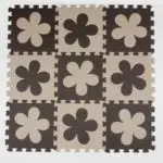 Meitoku Flower baby EVA foam play Puzzle mat / 10pcs/lot Interlocking floor mat,Each 30cmX30cmX1CM=12"X12" X3/8" - Image 3