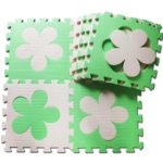 Meitoku Flower baby EVA foam play Puzzle mat / 10pcs/lot Interlocking floor mat,Each 30cmX30cmX1CM=12"X12" X3/8" - Image 6