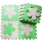 Meitoku Flower baby EVA foam play Puzzle mat / 10pcs/lot Interlocking floor mat,Each 30cmX30cmX1CM=12"X12" X3/8" - Image 6