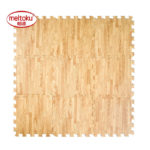 Meitoku baby EVA foam play Puzzle mat /9pcs wood Interlocking floor mat,Each 30cmX30cmX1CM=12"X12" X3/8" - Image 3