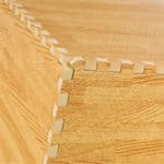 Meitoku baby EVA foam play Puzzle mat /9pcs wood Interlocking floor mat,Each 30cmX30cmX1CM=12"X12" X3/8" - Image 5