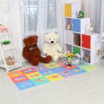 Meitoku baby EVA foam play Puzzle mat / Interlocking Transportation floor mat,Each 30cmX30cm=12"X12" 1cm Thick - Image 5