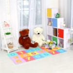 Meitoku baby EVA foam play Puzzle mat / Number 0 - 9  Interlocking floor mat,Each 30cmX30cmX1CM=12"X12" X3/8" - Image 5