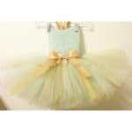 Mint Green wih Gold Shining Tutu Dress Glitter Gold Tutu Dresses For Birthday Outfit Halloween Costume Baby Tutu Baby Dresses - Image 3
