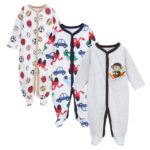 Mother Nest Baby Bodysuit 3pieces/lot Autumn Newborn Cotton Body Baby Long Sleeve Underwear Infant Boy Girl Pajamas Clothes