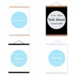 Motivational Typography Kind Quote Wooden Framed Canvas Painting Kid Baby Room Decor Nordic Wall Art Print Picture Poster Hanger - Image 2