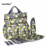 Mummy  baby diaper Bag changing Shoulder Handbag Maternity Mother Stroller Bag Multifunctiona 5 piece set bag For Mom free ship - Image 3