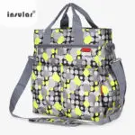 Mummy  baby diaper Bag changing Shoulder Handbag Maternity Mother Stroller Bag Multifunctiona 5 piece set bag For Mom free ship - Image 4