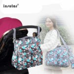 Mummy  baby diaper Bag changing Shoulder Handbag Maternity Mother Stroller Bag Multifunctiona 5 piece set bag For Mom free ship - Image 6