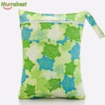 [Mumsbest] 2016 New Wet Bag Washable Reusable Cloth diaper Nappies Bags Waterproof Swim Sport Travel Carry bag Big Size:40X30cm - Image 4