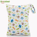 [Mumsbest] 2016 New Wet Bag Washable Reusable Cloth diaper Nappies Bags Waterproof Swim Sport Travel Carry bag Big Size:40X30cm - Image 5