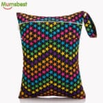 [Mumsbest] 2016 New Wet Bag Washable Reusable Cloth diaper Nappies Bags Waterproof Swim Sport Travel Carry bag Big Size:40X30cm - Image 6