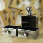 My First Tooth & Curl Silver Trinket Box Set Keepsake Baby Shower Boy Girl Gift - Image 5