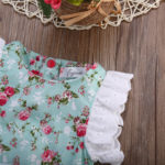 NEW Arrival 2016 Summer Sleeveless Baby Bodysuit Floral Infant Girls Bodysuit Kids Jumpsuits Baby Clothing - Image 5