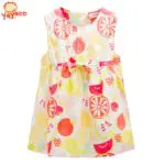 New 0-2 yrs Summer Baby Girl Dresses 2016 Infant Baby Dress Sleeveless 1 Year Birthday Dress Cotton Baby Girl Clothes Dresses - Image 2