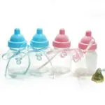 New 12PC Baby Shower Gift Bottle Blue Boy Pink Girl Baptism Christening Brithday Party Gift Favors Candy Box Bottle