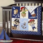 Baby Bear Pirates 7 Piece Baby Bedding Crib Set