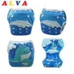 New Arrival! Alvababy Adjustable Positioned Printed Baby Reusable Swim Diaper SWD41 - Image 2