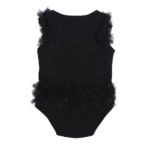 New Arrival Spring Baby Infant Girls Lovely Sleeveless Letter Print Black Romper Dress Princess Bubble Dresses For 0-24M - Image 4