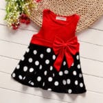 New Cute Baby Girls Dress Cotton and Lace Mini Ball Grown Dresses Kids Clothes For 0-2 Years Baby Bowknot Polk dot dress - Image 5