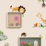 New DIY Cute Jungle Wild Animals Wall Art Decals Kids Bedroom Baby Nursery Stickers Decor - Image 2
