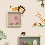 New DIY Cute Jungle Wild Animals Wall Art Decals Kids Bedroom Baby Nursery Stickers Decor - Image 2